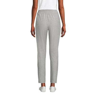 Lands' End Women's Active High Rise Soft Performance Refined Tapered Ankle Pants 7 Lands' End Women's Active High Rise Soft Performance Refined Tapered Ankle Pants - Image 7