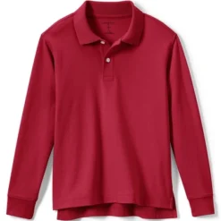 Lands' End School Uniform Kids Long Sleeve Interlock Polo Shirt -Clothing store GUEST 723a5fab 7785 4c45 a146 29896e0f95de