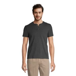 Lands' End Men's Short Sleeve Super-T Henley -Clothing store GUEST 727e3a19 98b0 4c78 8e96 02197883326b