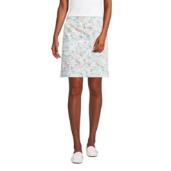 Lands' End Women's Mid Rise Elastic Waist Pull On Knockabout Chino Skort -Clothing store GUEST 728802db ec96 4889 8fc0 3fc3df2dc1fd