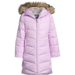 Lands' End Girls Winter Fleece Lined Down Alternative ThermoPlume Coat -Clothing store GUEST 72ad902a 2f65 42fa ae0d 22e37411111d