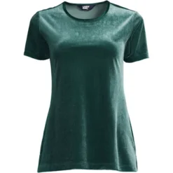Lands' End Women's Short Sleeve Velvet Crew Neck Top -Clothing store GUEST 73d2c5f4 17a5 49b7 b578 19f390310c5d