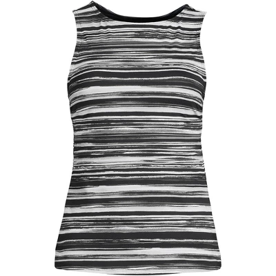 Lands' End Women's High Neck UPF 50 Modest Tankini Top Swimsuit 8 Lands' End Women's High Neck UPF 50 Modest Tankini Top Swimsuit - Image 8