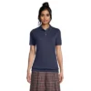 Lands' End Women's Short Sleeve Banded Bottom Polo Shirt