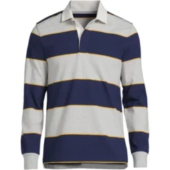 Lands' End Men's Long Sleeve Solid Rugby -Clothing store GUEST 7637c48b a118 49cb 949b 90765def4500