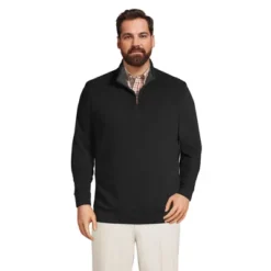 Lands' End Men's Bedford Rib Quarter Zip Sweater -Clothing store GUEST 7652bc1d ef54 438c a97b 9d8852cbba31