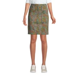 Lands' End Women's Mid Rise Elastic Waist Pull On Knockabout Chino Skort -Clothing store GUEST 76a78c63 6765 42ff 9c6f a652ce7b304b