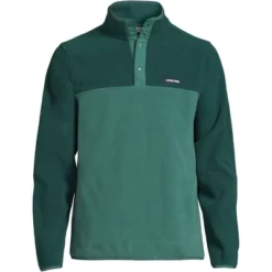 Lands' End Men's Heritage Fleece Snap Neck Pullover Top -Clothing store GUEST 7767d516 b036 408b 9595 042476ebb916