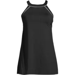 Lands' End Lands' End Women's Plus Size DD-Cup Chlorine Resistant High Neck Swim Dress One Piece Swimsuit Adjustable Strap 5 Lands' End Lands' End Women's Plus Size DD-Cup Chlorine Resistant High Neck Swim Dress One Piece Swimsuit Adjustable Strap -Clothing store GUEST 783077bc 864b 445f b4a9 80f3066b9541