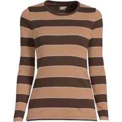 Lands' End Women's Tall All Cotton Long Sleeve Crewneck T-Shirt -Clothing store GUEST 787f6c58 7add 464b a5a3 04931f23f95a