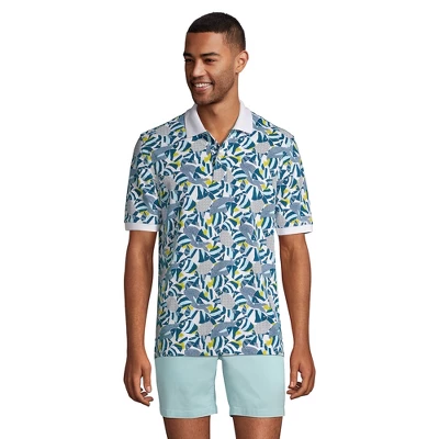 Lands' End Men's Short Sleeve Comfort-First Mesh Polo Shirt 3 Lands' End Men's Short Sleeve Comfort-First Mesh Polo Shirt - Image 3