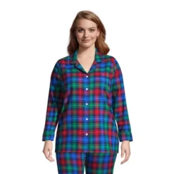 Lands' End Women's Long Sleeve Print Flannel Pajama Top -Clothing store GUEST 7a47f04c 98a1 47ac 9c76 79aaa93c73fb