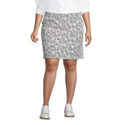 Lands' End Women's Mid Rise Elastic Waist Pull On Knockabout Chino Skort -Clothing store GUEST 7ab88467 ccc7 4268 855c a9507aa1a76b