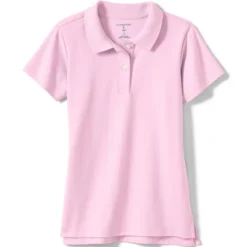 Lands' End School Uniform Girls Short Sleeve Feminine Fit Interlock Polo Shirt -Clothing store GUEST 7af8c1ce 9363 4882 8763 cbc2035fa0c3