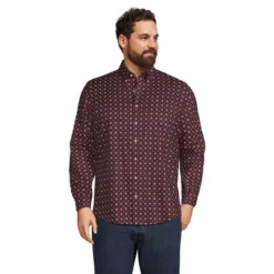 Lands' End Men's Traditional Fit No Iron Twill Shirt -Clothing store GUEST 7dac27fc c58a 48d7 a862 450dd93f425e