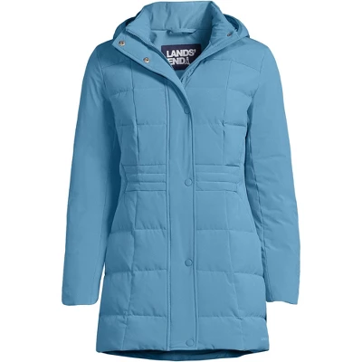 Lands' End Women's Quilted Stretch Down Coat 5 Lands' End Women's Quilted Stretch Down Coat - Image 5
