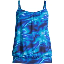 Lands' End Women's Blouson Tummy Hiding Tankini Top Swimsuit Adjustable Straps 19 Lands' End Women's Blouson Tummy Hiding Tankini Top Swimsuit Adjustable Straps -Clothing store GUEST 7ee9fb4f 50aa 4561 88f0 170688bc2cb6