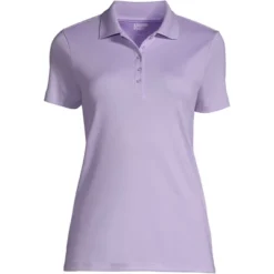 Lands' End Women's Supima Cotton Short Sleeve Polo Shirt -Clothing store GUEST 7f604cb0 eb3c 4a52 af8e ff163bf55ac5