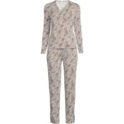Lands' End Women's Cooling 2 Piece Pajama Set - Long Sleeve Crossover Top And Pants -Clothing store GUEST 7f6aef81 3628 4029 b81d e46020e94cec