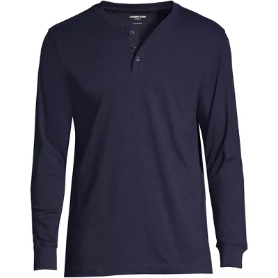 Lands' End Men's Super-T Long Sleeve Henley Shirt 5 Lands' End Men's Super-T Long Sleeve Henley Shirt - Image 5