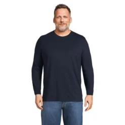 Lands' End Men's Super-T Long Sleeve T-Shirt -Clothing store GUEST 8016de8d 94ac 4fae acde a3aa57b530ad