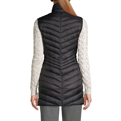 Lands' End Women's Ultralight Packable Down Vest 2 Lands' End Women's Ultralight Packable Down Vest - Image 2