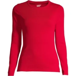 Lands' End Women's Tall All Cotton Long Sleeve Crewneck T-Shirt -Clothing store GUEST 815f62fc 59d3 43d3 a446 0007478f87b6