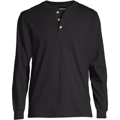 Lands' End Men's Super-T Long Sleeve Henley Shirt 8 Lands' End Men's Super-T Long Sleeve Henley Shirt - Image 8