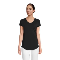 Lands' End Women's Short Sleeve Lightweight Uneck Tshirt -Clothing store GUEST 855cadfd b93a 4167 9c93 729f8ea5515b