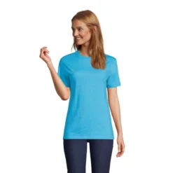Lands' End Women's Short Sleeve Super T Crew Neck T-shirt -Clothing store GUEST 8785d1e2 4ef3 4623 be36 14008e59e366