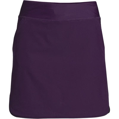 Lands' End Women's Quick Dry Elastic Waist Active Board Skort Swim Skirt 14 Lands' End Women's Quick Dry Elastic Waist Active Board Skort Swim Skirt - Image 14