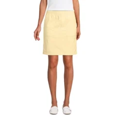 Lands' End Women's Mid Rise Elastic Waist Pull On Knockabout Chino Skort -Clothing store GUEST 899261ab dcc0 4453 b75e 7b6bc7fcecec