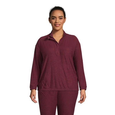 Lands' End Women's Long Sleeve Performance Zip Front Popover 1 Lands' End Women's Long Sleeve Performance Zip Front Popover