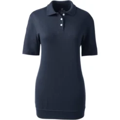 Lands' End Women's Short Sleeve Banded Bottom Polo Shirt -Clothing store GUEST 8cfc83d4 d59d 4f2c aa97 5bff833f556c