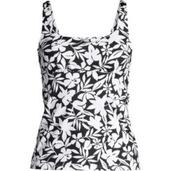 Lands' End Women's Mastectomy Chlorine Resistant Square Neck Tankini Top Swimsuit Adjustable Straps -Clothing store GUEST 8d886fe0 248a 4f06 86c1 c78e410ea0ff