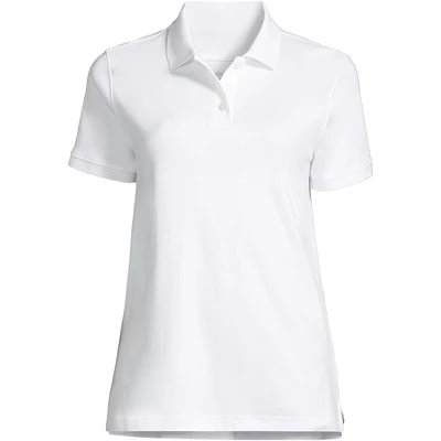 Lands' End School Uniform Women's Tall Short Sleeve Interlock Polo Shirt 7 Lands' End School Uniform Women's Tall Short Sleeve Interlock Polo Shirt - Image 7