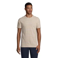 Lands' End Men's Short Sleeve Cotton Linen Tee -Clothing store GUEST 8f88c68d a44c 473f a787 586a6779ae03