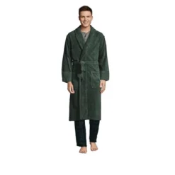 Lands' End Men's Calf Length Turkish Terry Robe -Clothing store GUEST 8fe131b9 4745 4729 ab15 da3a32cef6df