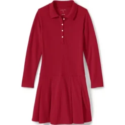 Lands' End School Uniform Girls Long Sleeve Mesh Polo Dress -Clothing store GUEST 908b0abe 968f 40b1 acea f876c750bffa