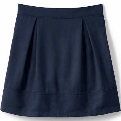 Lands' End Lands' End School Uniform Girls Solid Pleated Skort Top Of Knee 4 Lands' End Lands' End School Uniform Girls Solid Pleated Skort Top Of Knee - Image 4