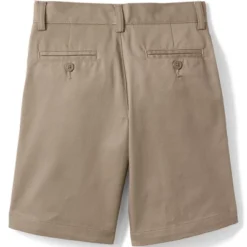 Lands' End Boys Plain Front Blend Chino Shorts