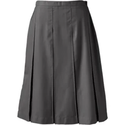 Lands' End Lands' End School Uniform Women's Solid Box Pleat Skirt Below The Knee -Clothing store GUEST 915d5aeb 9ac9 4726 96ca b1fc5c272089