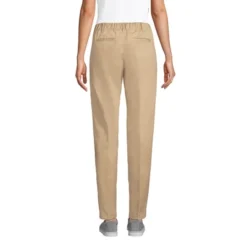 Lands' End Girls Perfect Fit Iron Knee Blend Elastic Waist Chino Pants