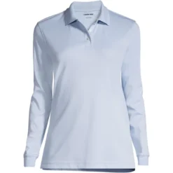 Lands' End School Uniform Women's Long Sleeve Interlock Polo Shirt -Clothing store GUEST 938e7a94 8901 4231 a934 54b139d50c2b 1