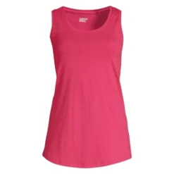 Lands' End Women's Supima Cotton Scoop Neck Tunic Tank Top -Clothing store GUEST 957d6efd a521 493e bfe0 25acb9a9c62d