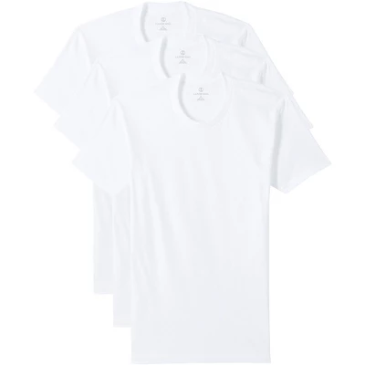 Lands' End Men's Crewneck Undershirt 3 Pack 4 Lands' End Men's Crewneck Undershirt 3 Pack - Image 4