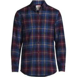 Lands' End Blake Shelton X Lands' End Men's Traditional Fit Flagship Flannel Shirt -Clothing store GUEST 98e39c7d 683a 4686 9982 036c06716f1d