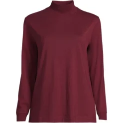 Lands' End Women's Plus Size Long Sleeve Super T Mock -Clothing store GUEST 98ec0cf4 0431 422e bfbc 2849fafbbef9