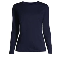 Lands' End Women's Tall Relaxed Supima Cotton Long Sleeve Crewneck T-Shirt -Clothing store GUEST 98fd2942 5efc 4fde b55a f9c2c8167150