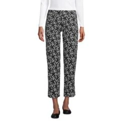 Lands' End Women's Starfish Mid Rise Elastic Waist Pull On Crop Pants -Clothing store GUEST 997d8303 a83c 42c3 9bcd 32f1b26e988b